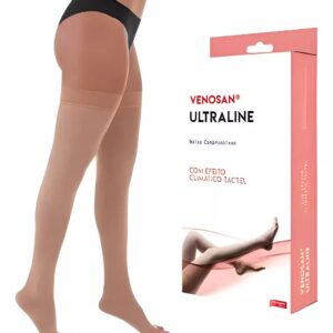 Meia Ultraline, 78, Ponteira Aberta, 20-30, Bege - Venosan